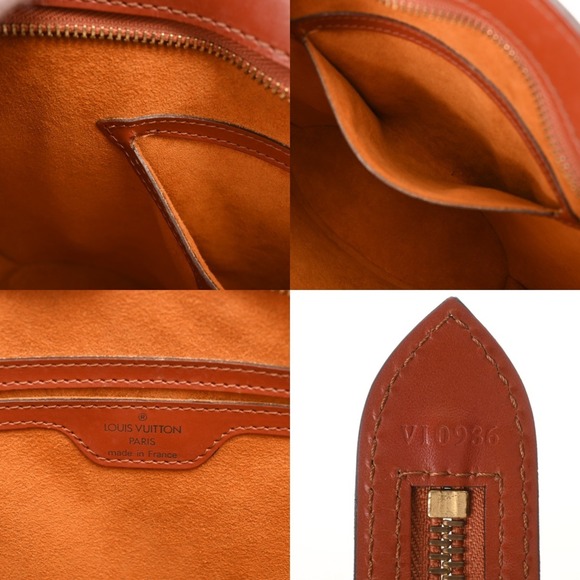 LOUIS VUITTON Authentic Brown Leather Shoulder Bag - Picture 11 of 11